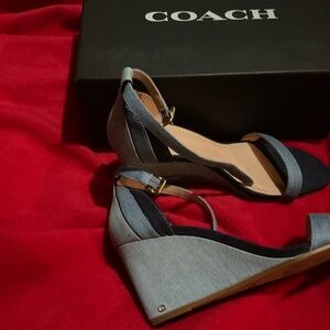 Coach Olive Wedge Sandal